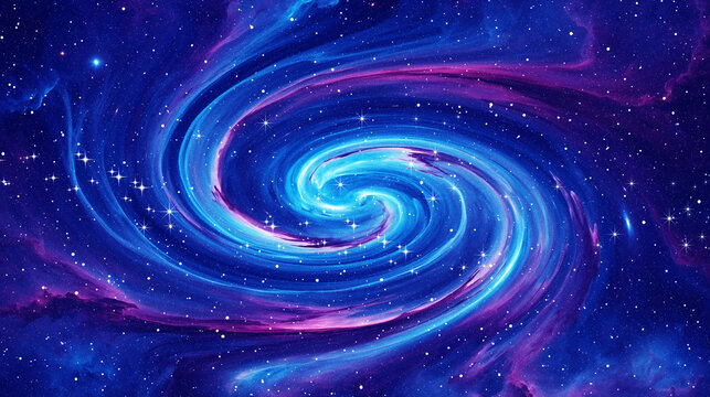 星空旋渦科技展板