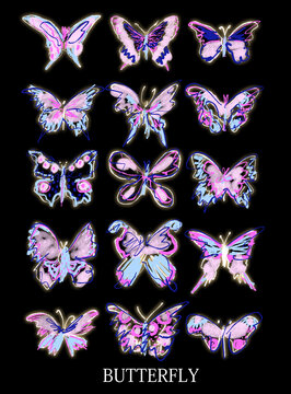 蝴蝶分層butterfly