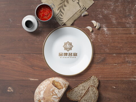 餐具logo樣機(jī)