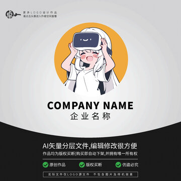 二次元玩具VR眼鏡LOGO