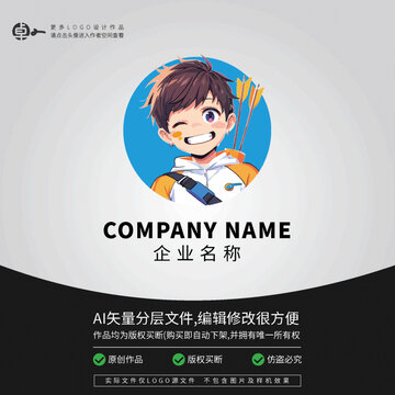 射箭LOGO運(yùn)動(dòng)體育館健身