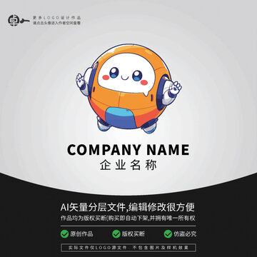 科技產(chǎn)品機(jī)器人LOGO電子玩具