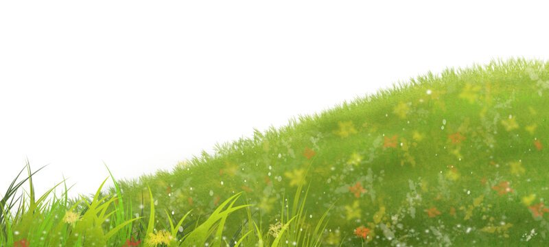 開著小花的草地