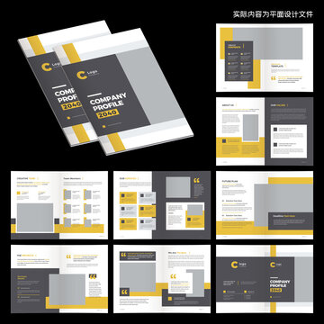 創(chuàng)意畫冊ai設(shè)計(jì)模板