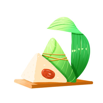 端午節(jié)粽子插畫(huà)元素