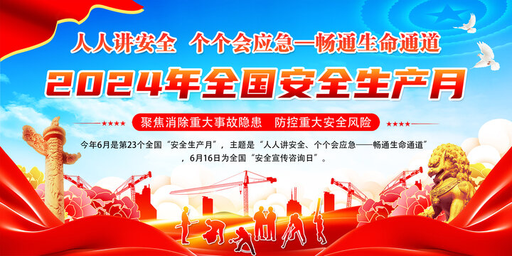 安全生產(chǎn)月展板