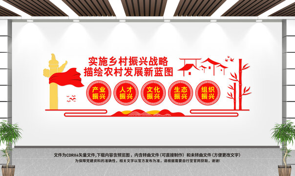鄉(xiāng)村振興戰(zhàn)略黨建文化墻