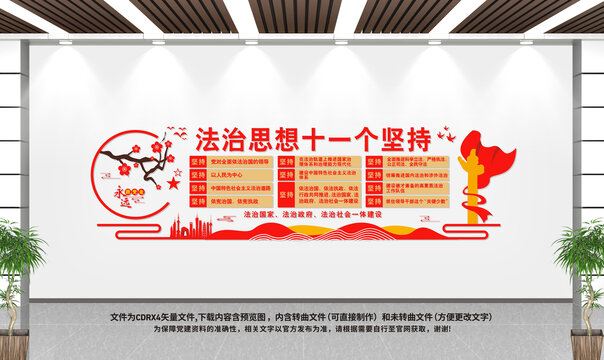 法治思想十一個堅持