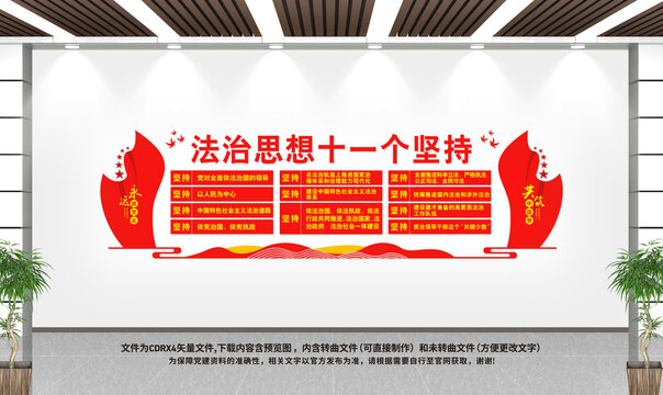 法治思想十一個(gè)堅(jiān)持