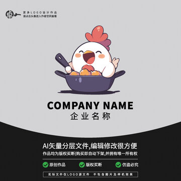 小雞美食美味LOGO