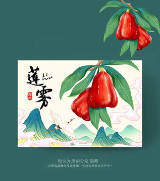 蓮霧插畫包裝