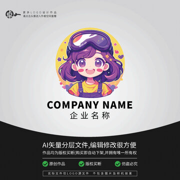 護目鏡小姐姐LOGO