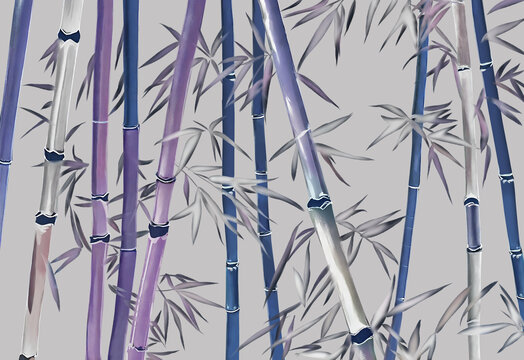 紫竹林背景墻