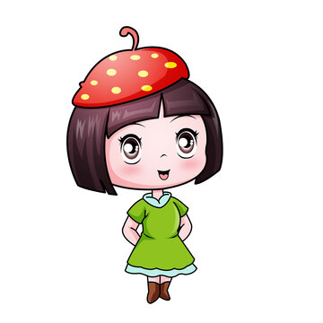 草莓甜妹卡通