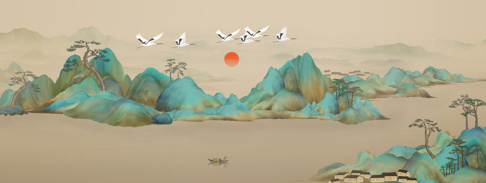 山水國畫