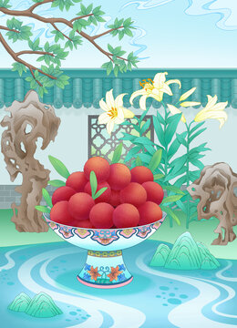 夏至立夏節(jié)氣海報