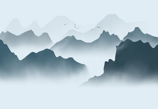 水墨山水