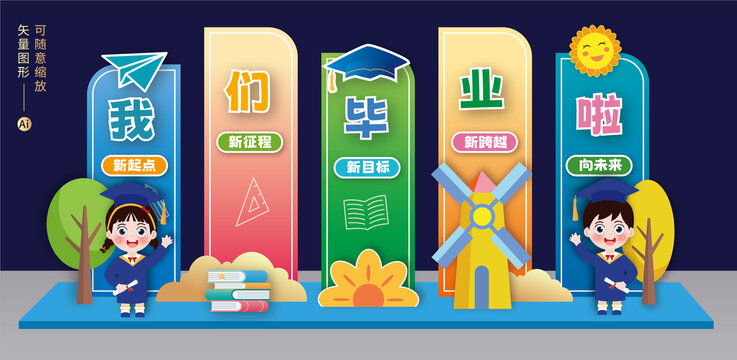 幼兒園畢業(yè)背景