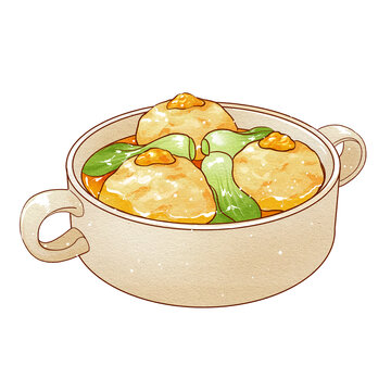 中國傳統美食江蘇菜蟹粉獅子頭