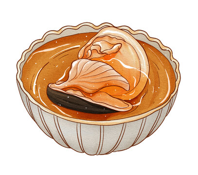 中國(guó)傳統(tǒng)美食閩菜雞湯氽海蚌