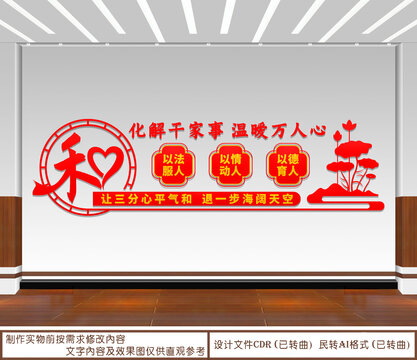 調(diào)解室文化墻