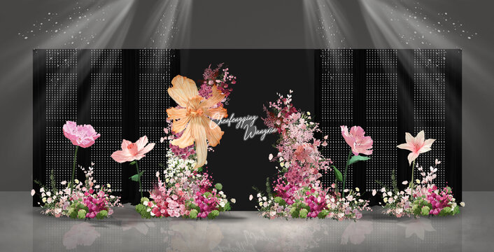 小眾花園風(fēng)水晶婚禮