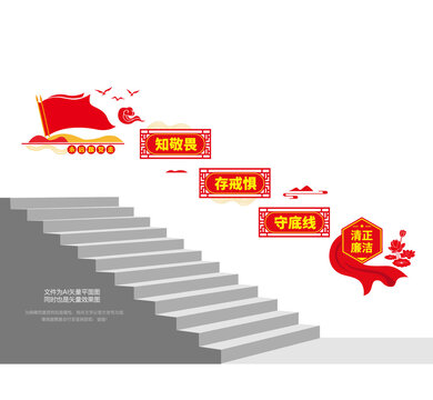 知敬畏存戒懼守底線階梯墻