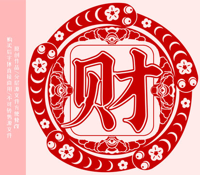 2025蛇年財字