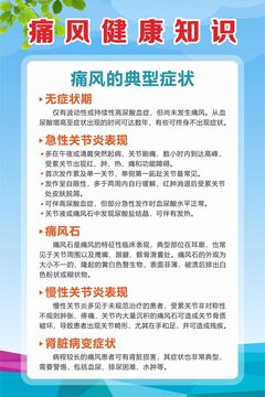 預(yù)防痛風(fēng)健康常識(shí)