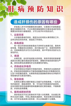 肝病預(yù)防知識