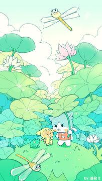 夏天小貓貓