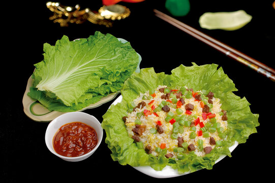 菜包肉干撈飯