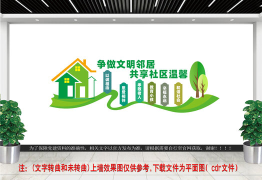幸福社區(qū)文化墻