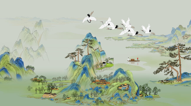 青綠山水