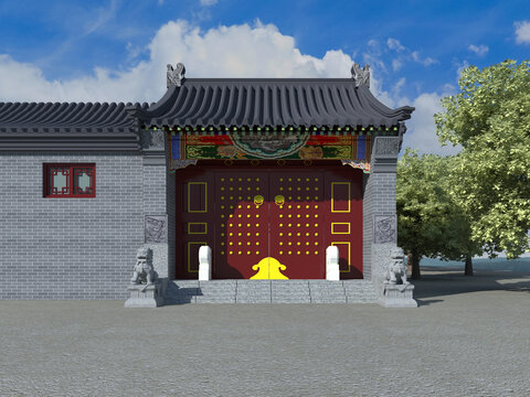 古建門樓