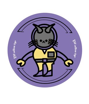 小貓卡通logo