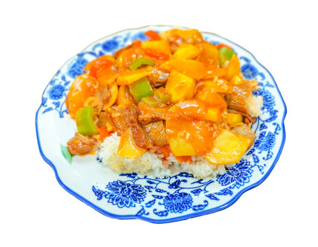 土豆牛肉蓋澆飯