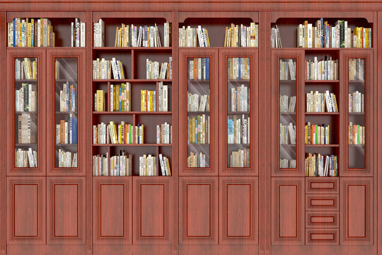 中式書柜