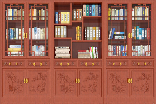 中式書柜