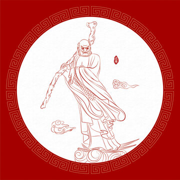 達摩祖師一葦渡江