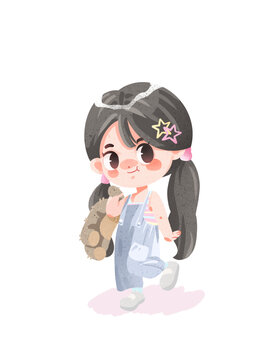 可愛(ài)創(chuàng)意兒童插畫(huà)