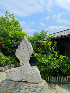 農(nóng)家小院假山