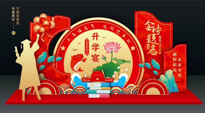 升學宴美陳布置