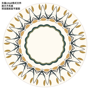 簡約陶瓷花面設(shè)計