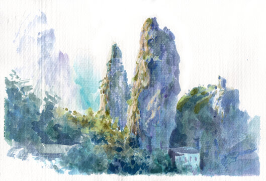 雁蕩山奇峰怪石
