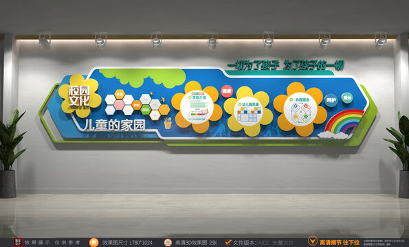 幼兒園文化墻
