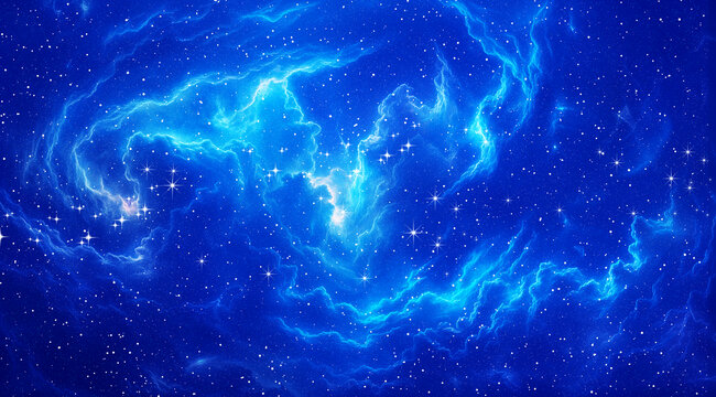 唯美夢(mèng)幻藍(lán)色星空