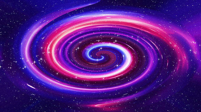 絢麗旋渦宇宙星空背景墻