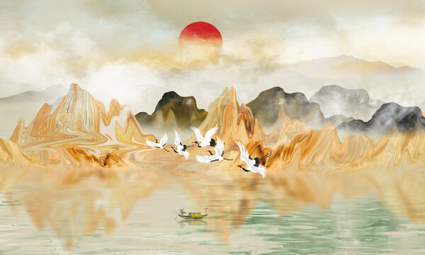 抽象山水畫(huà)