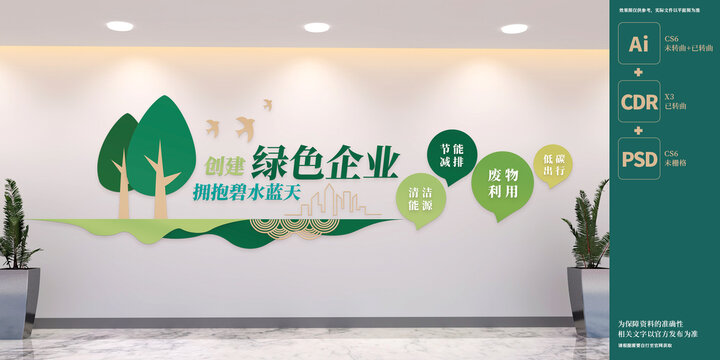 新能源企業(yè)文化墻